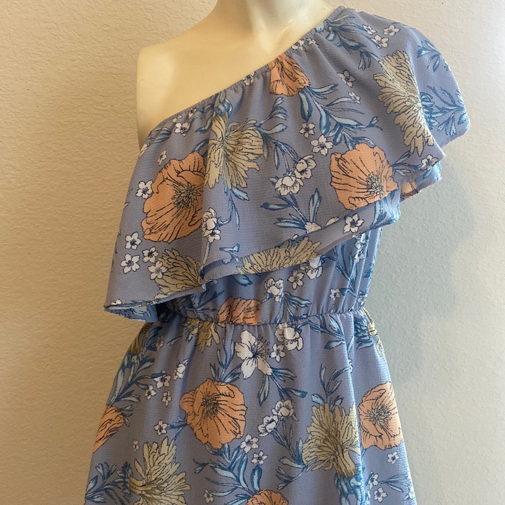 LUSH one shoulder reflects dress